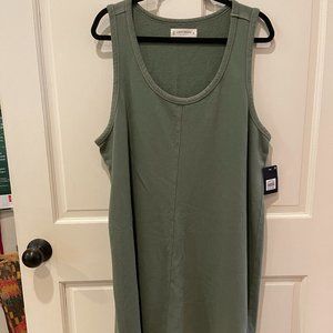 NWT sleeveless army green dress by Lucky size XL
